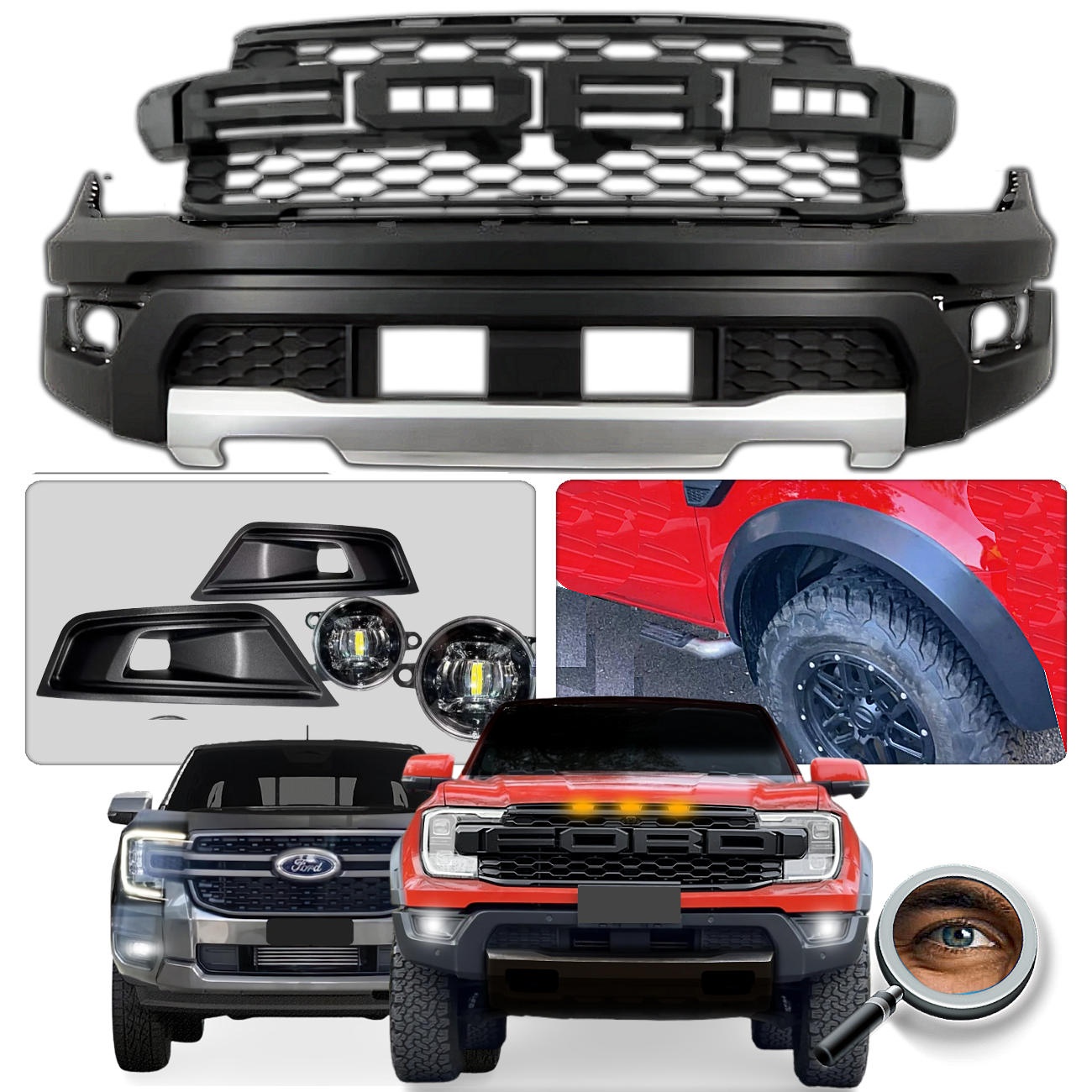 Body Kit Raptor XLS XLT LTD 
2023 - 2026